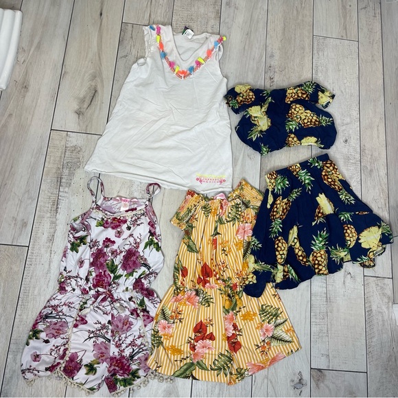 Girls Dress & Romper Bundle size 5/6 - Picture 2 of 16